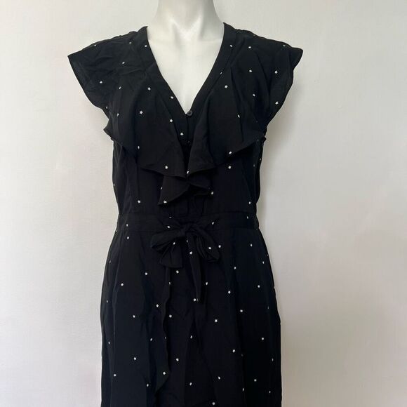 Stitch Fix Collective Concepts Tory Button detail Ruffle Star dress - Picture 2 of 15